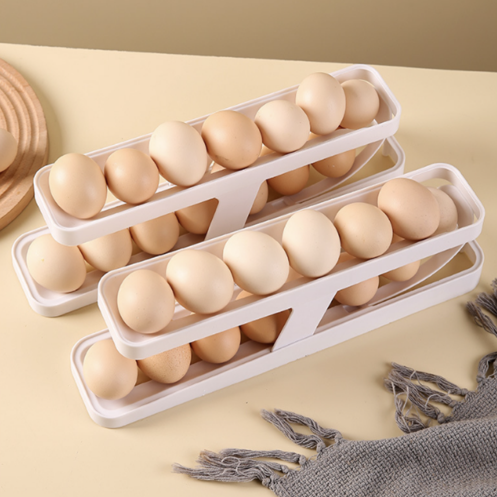 Automatic egg Scrolling rack dispenser