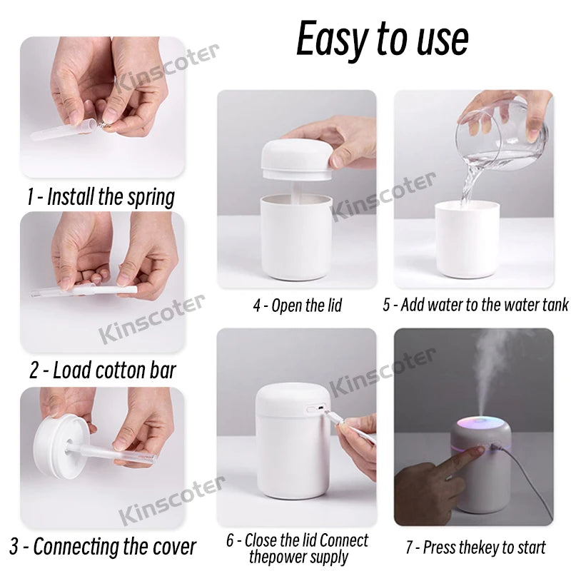 Air Humidifier portable mini USB Aroma Disffuser