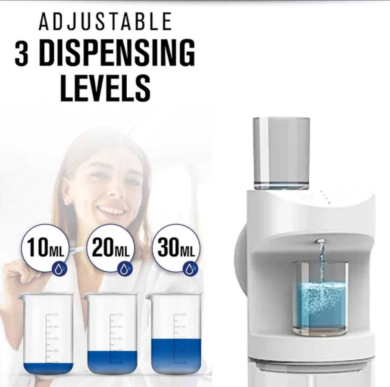 550ML Automatic Mouthwash Dispenser