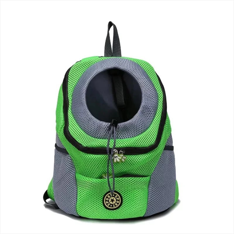 Dog Double Shoulder Portable Travel Backpack