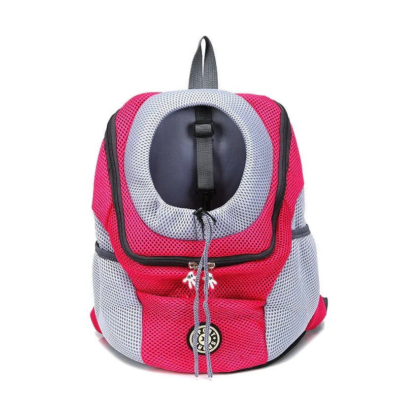 Dog Double Shoulder Portable Travel Backpack