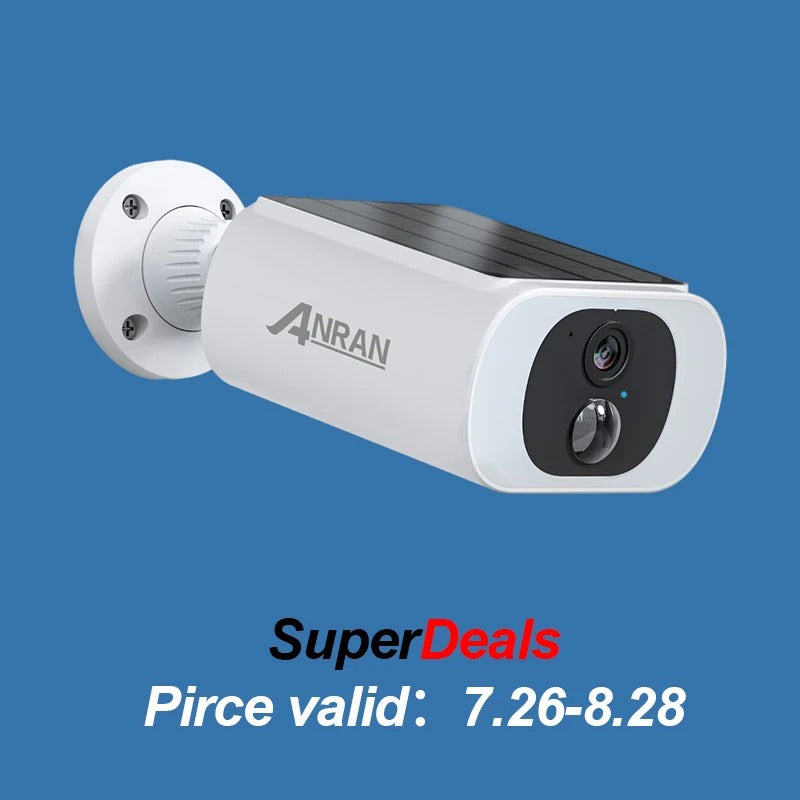 ANRAN 2K Wireless Solar Camera Outdoor Surveillance