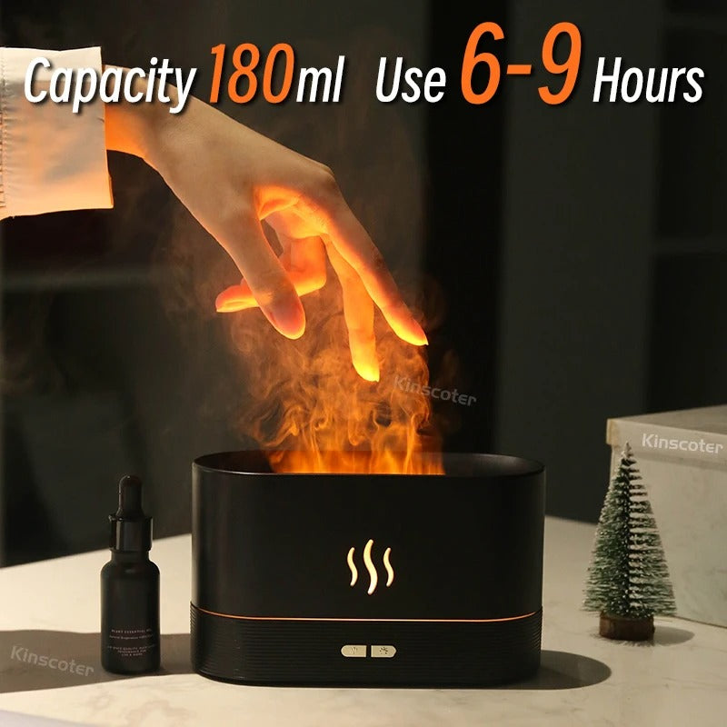 Kinscoter’s Aromatic Mist Diffuser with LED Flame