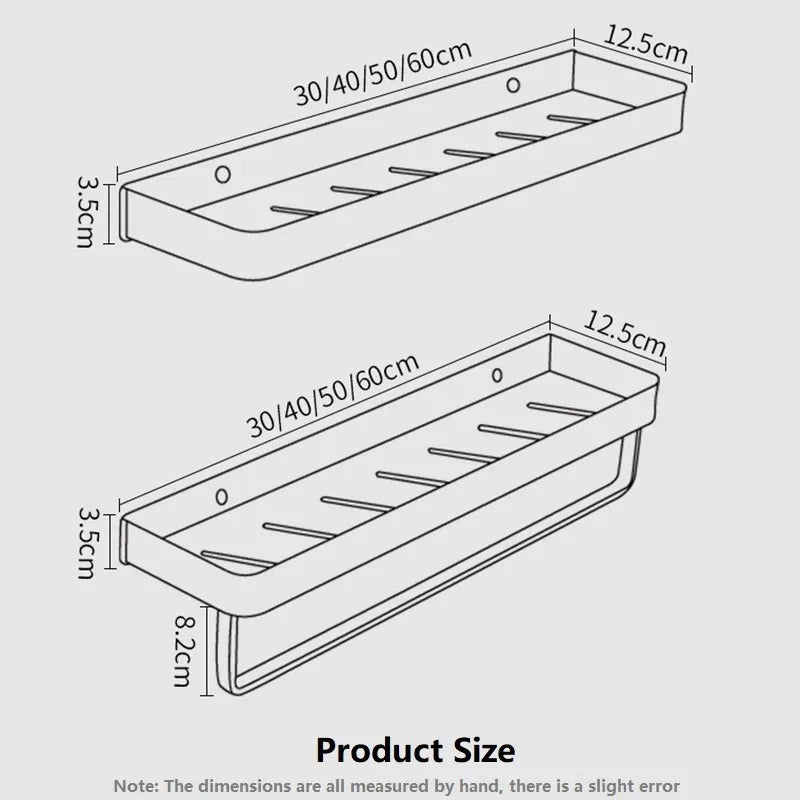 Bathroom Shelf No Drill Organizer Shower Storage Rack